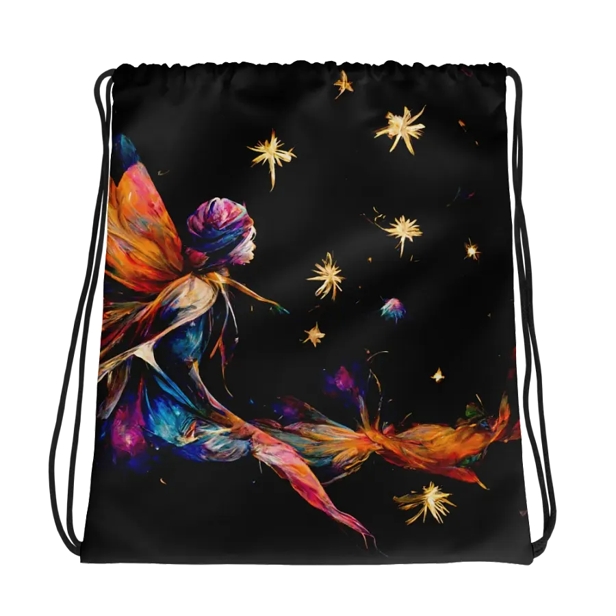 Enchanted Wings Drawstring Backpack product image (1)