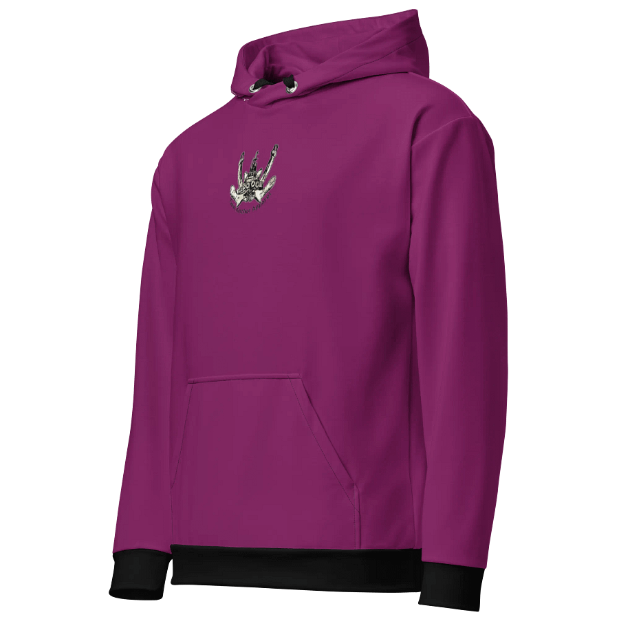 Eggplant Red Triangle-Mt Raine- PNW Millennium Tug Hoodie product image (3)