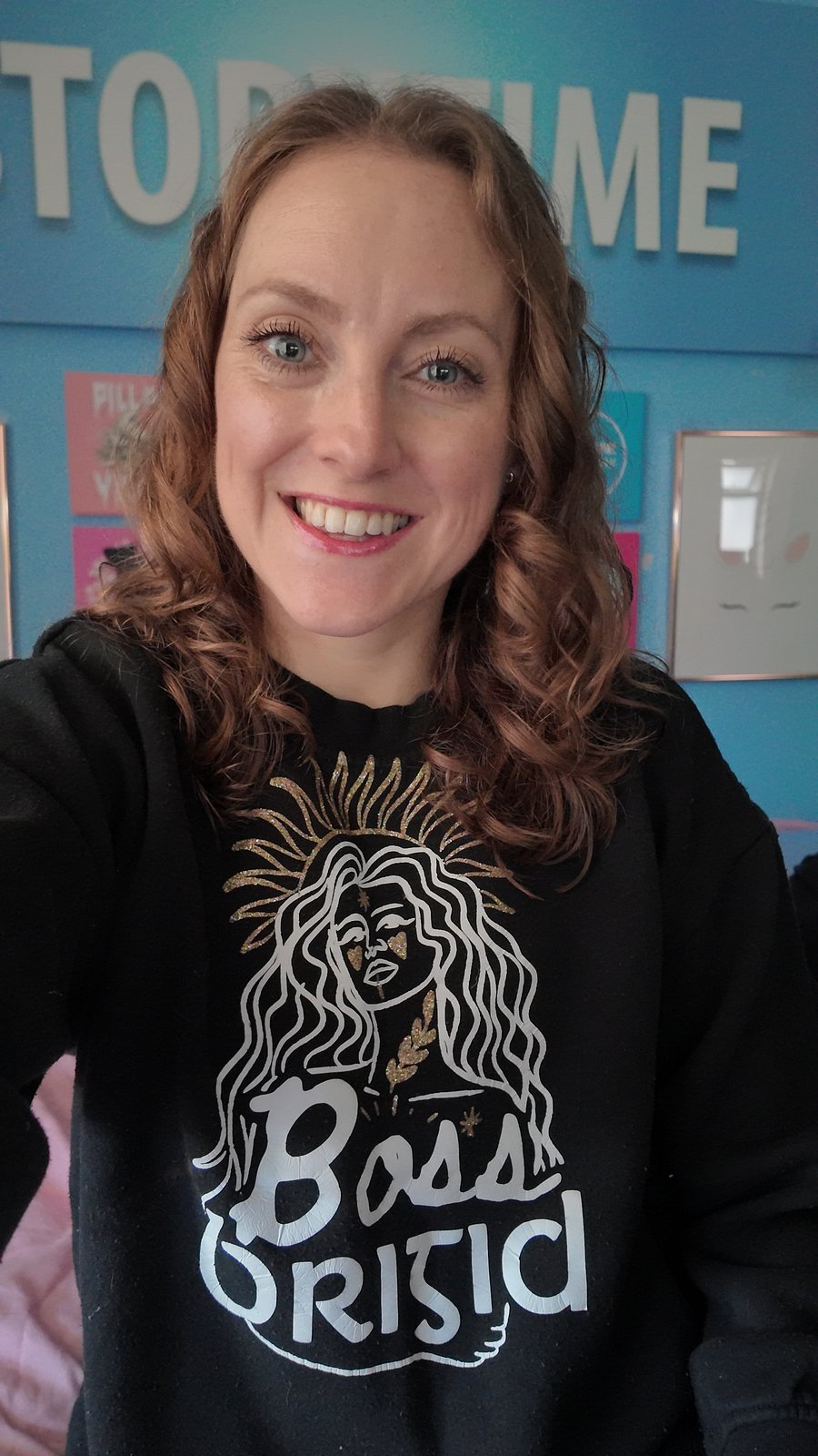 Boss Brigid ☘️ Classic Crewneck Sweatshirt in Black product image (3)