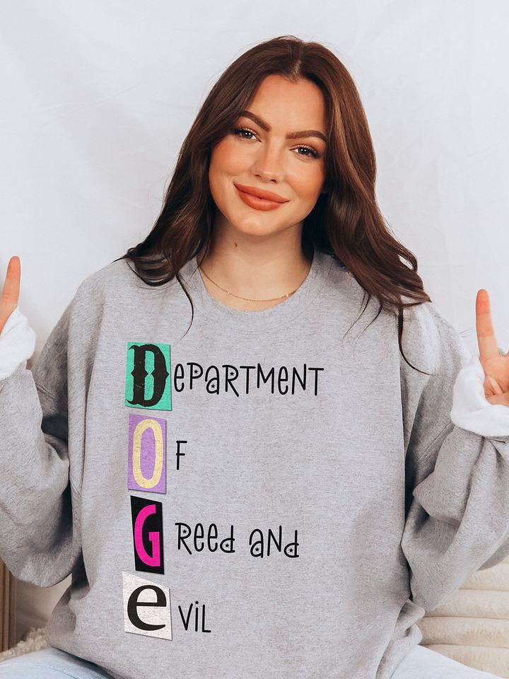 DOGE Department Of Greed And Evil Sweatshirt product image (1)