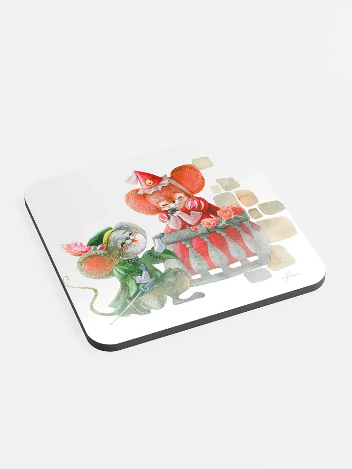 Autumn Serenade Coaster | Eco-Friendly MDF & Cork | 3.74