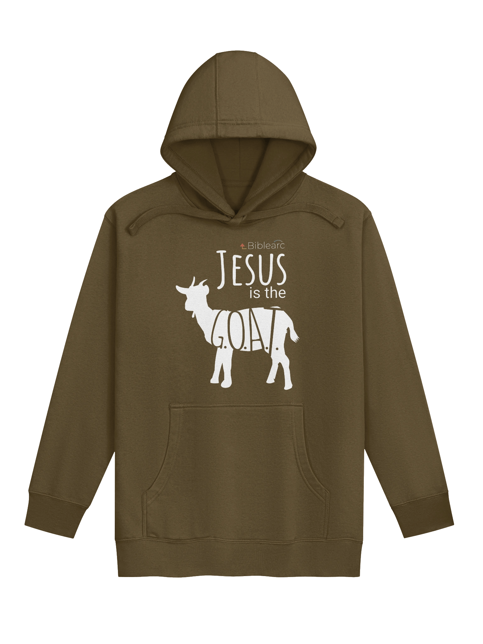 Jesus is the G.O.A.T. Hoodie (Dark Colors) product image (1)