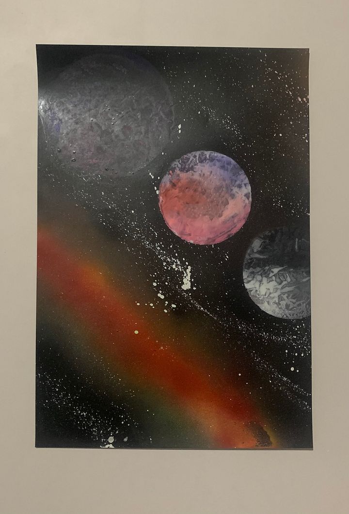 Planet pray paint art product image (1)