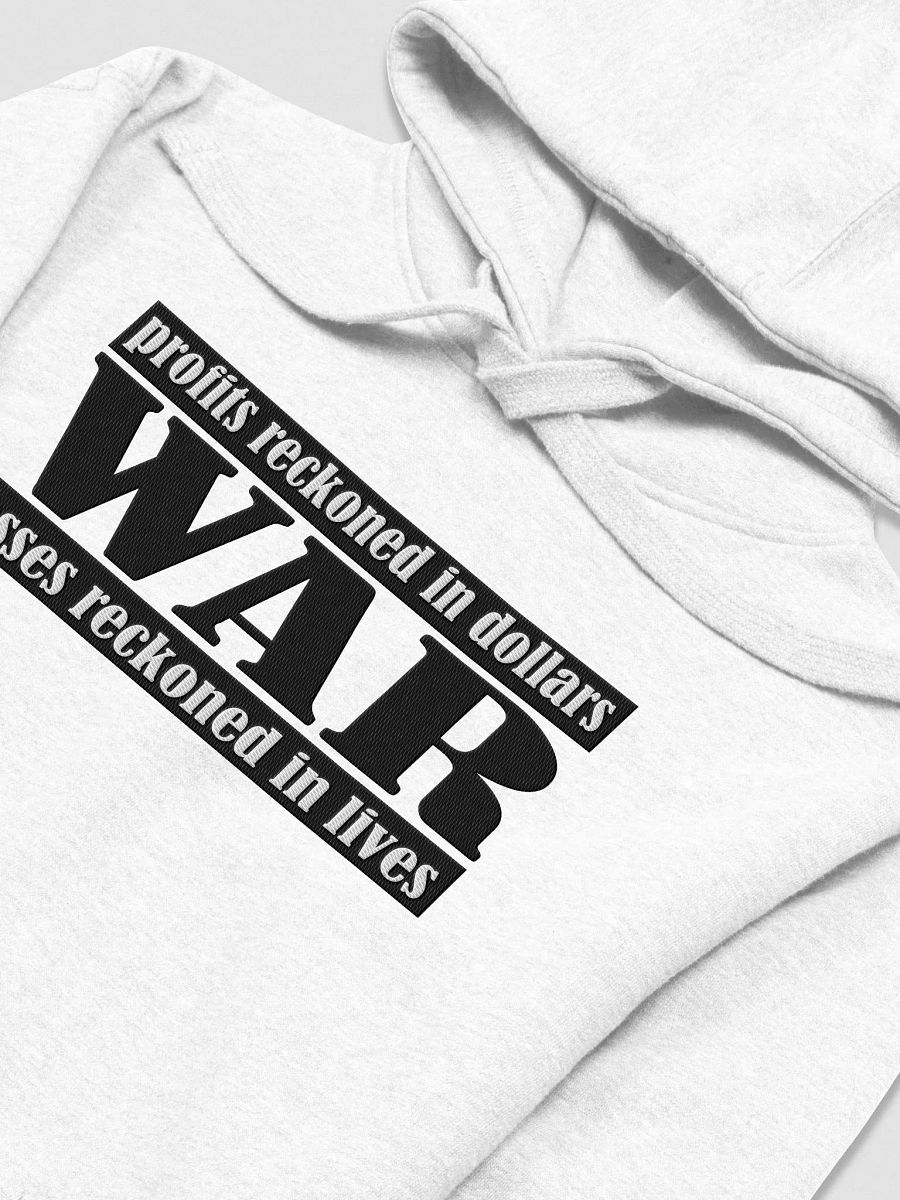 The Cost Of War - Cotton Heritage Unisex Premium Hoodie (EMBROIDED) product image (1)