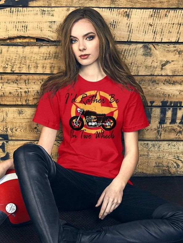 I'd Rather Be On Two Wheels t-shirt product image (1)