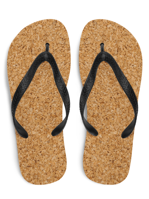 Cork Board Flip Flops product image (1)