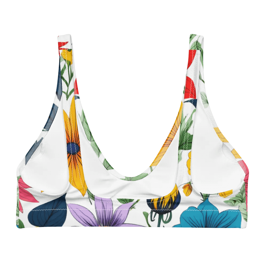 Blossom Burst Recycled Bikini Top product image (2)
