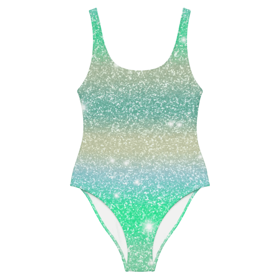 Glitter Unicorn Texture Design One Piece Swimsuit (2) product image (5)