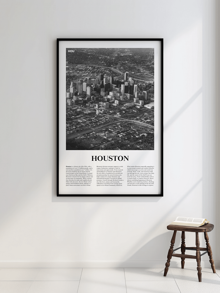 Houston 01 Newspaper Poster product image (4)
