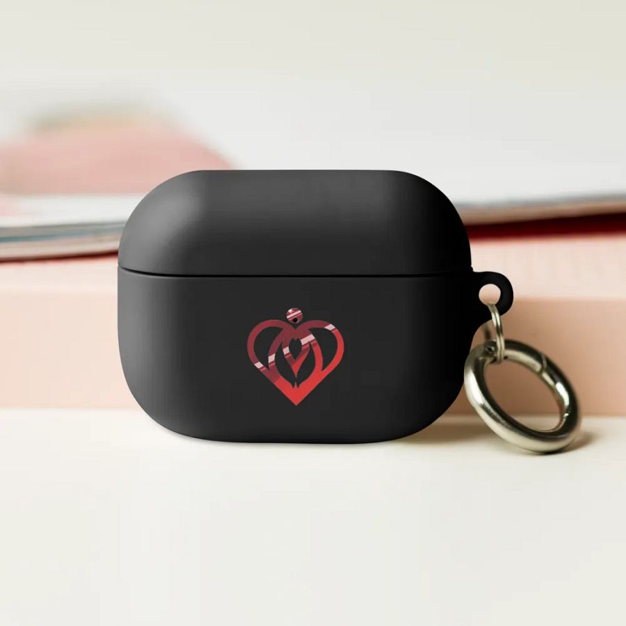 Noir Heart AirPod case product image (16)