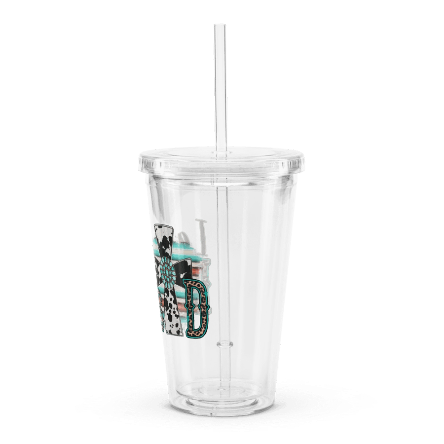I Am Blessed - Double Wall Clear Plastic Tumbler product image (4)