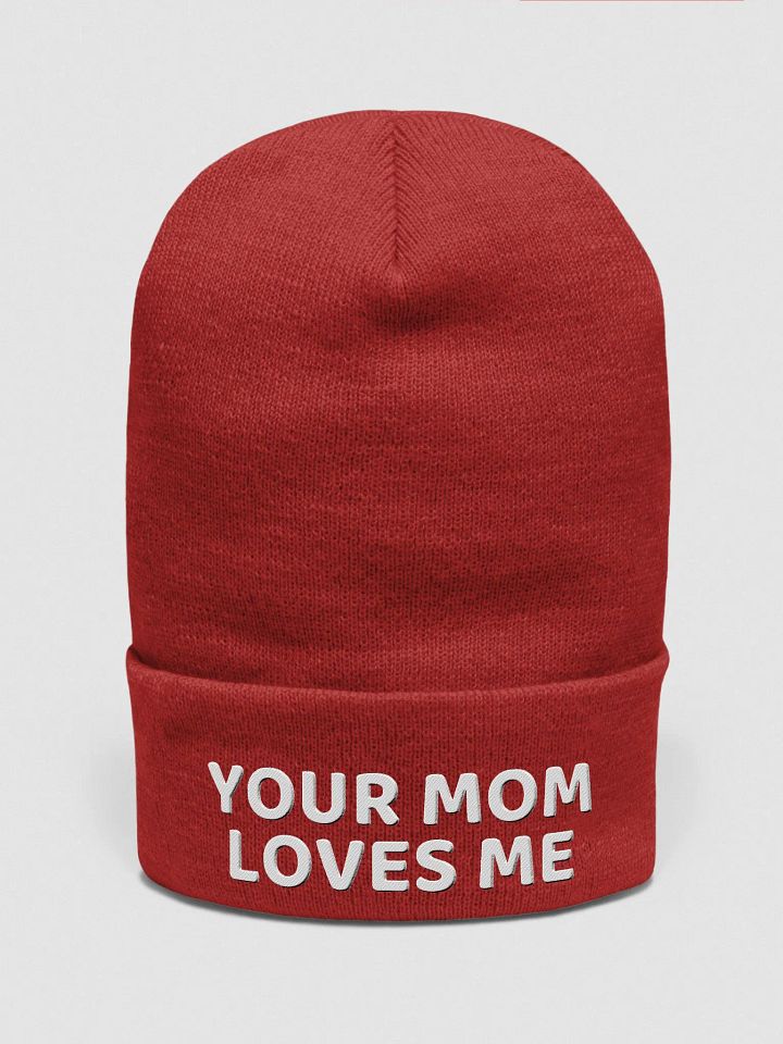 YOUR MOM LOVES ME Beanie product image (2)