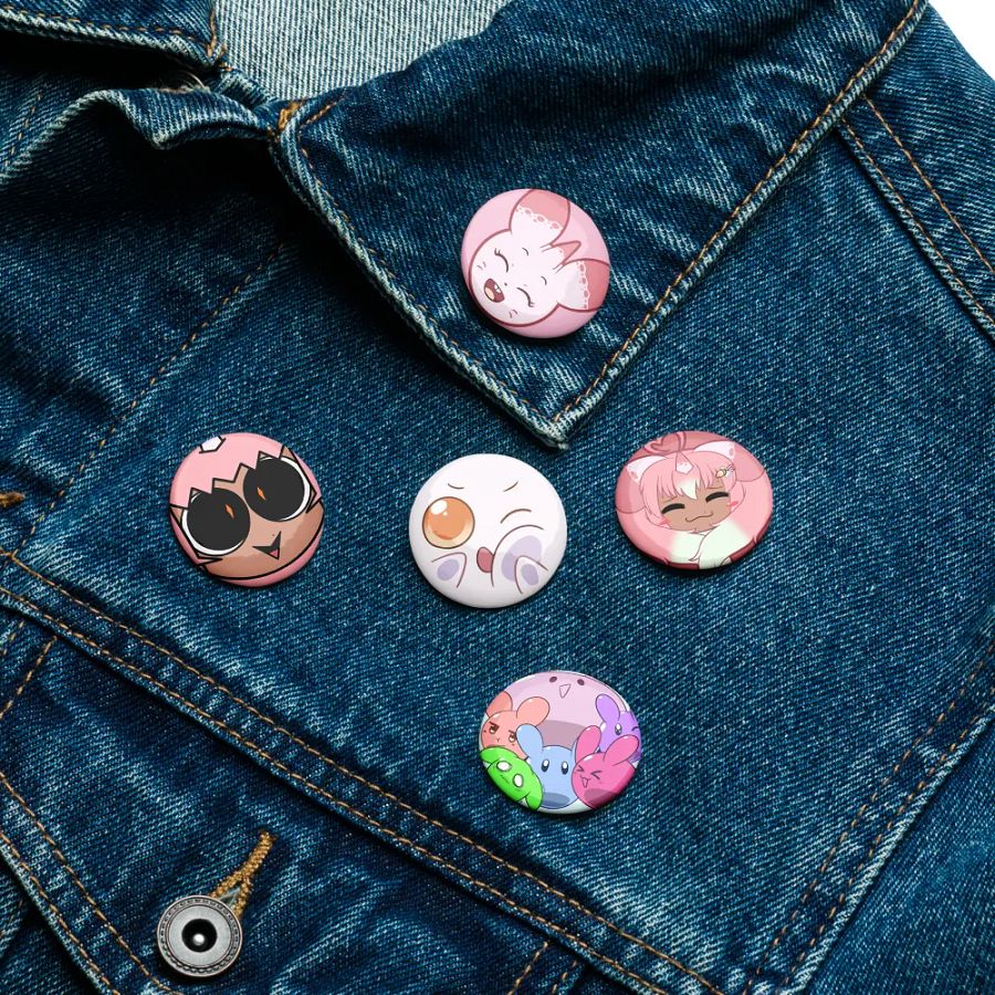 Jammy and Co. Pin Button Set (5PCs) product image (7)