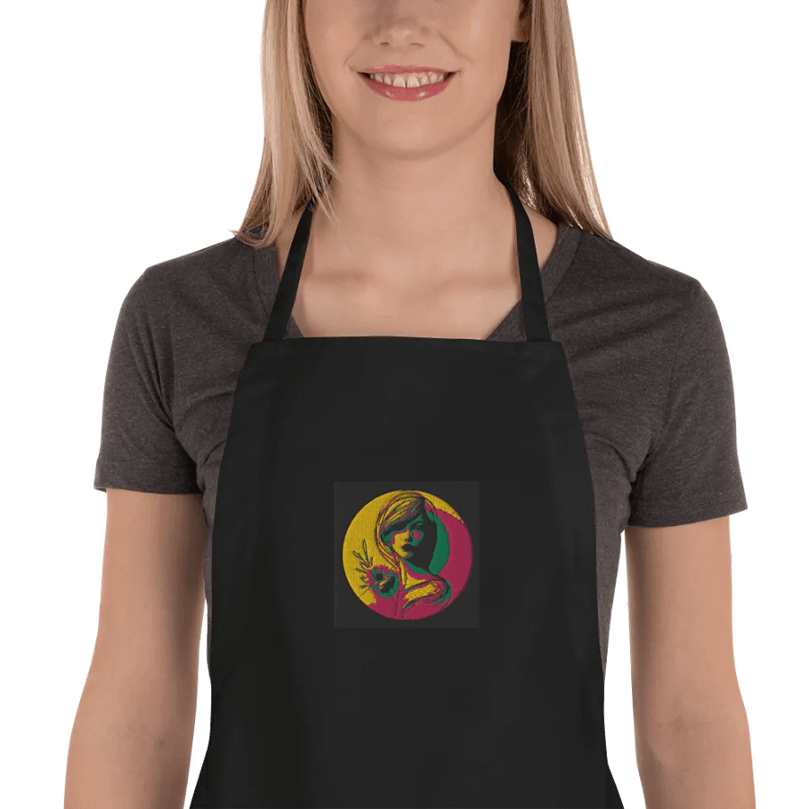 Embroidered Cooking Apron – Elevate Your Culinary Style! product image (1)