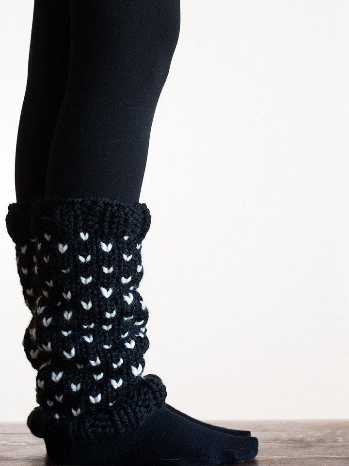 Fair Isle Leg Warmers Knitting Pattern - Steadfast product image (1)