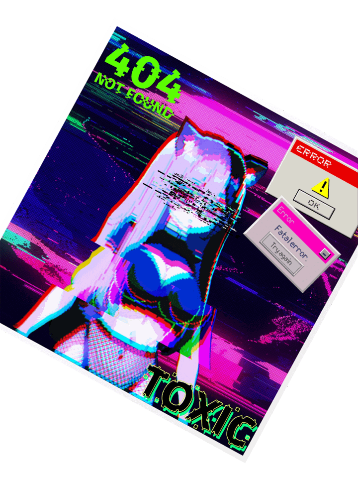 Neko Error.exe Sticker product image (4)