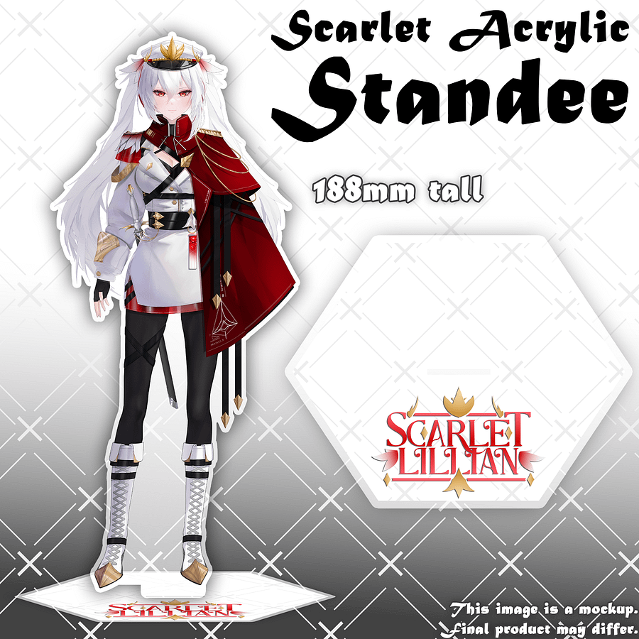 Scarlet Acrylic Standee [PREORDER] product image (1)