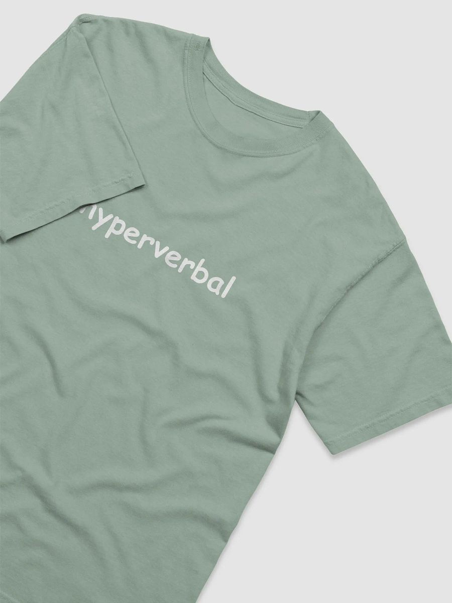 HYPERVERBAL (comic sans) garment-dyed tee product image (3)