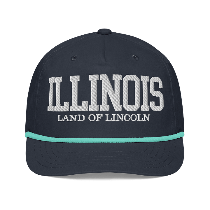 Illinois Land of Lincoln Embroidered Golf Rope Cap product image (7)