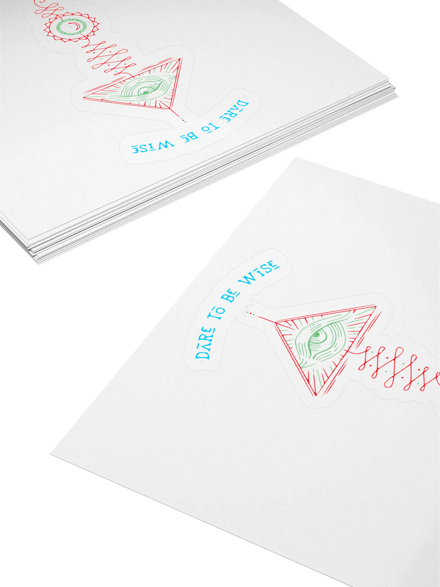 Dare To Be Wise Tree Kiss Cut Stickers product image (4)