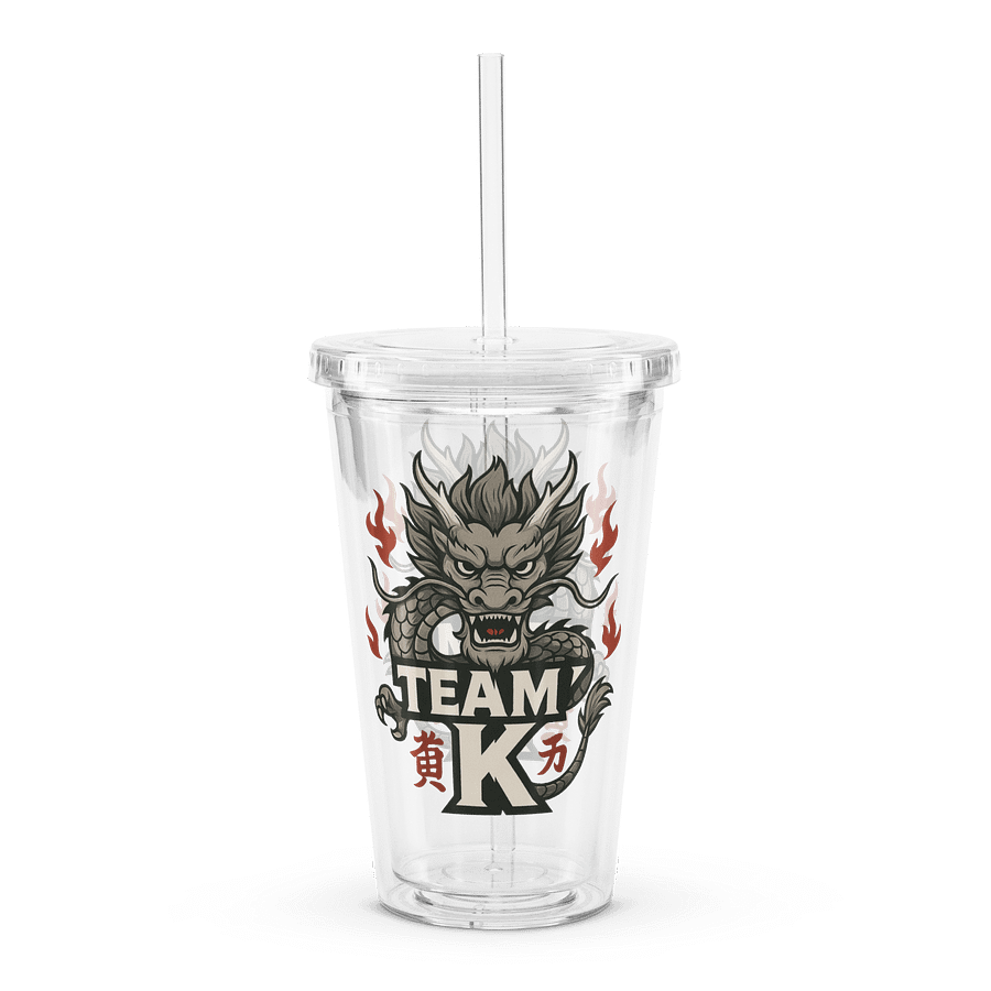 Team K China Clear Plastic Tumbler product image (2)