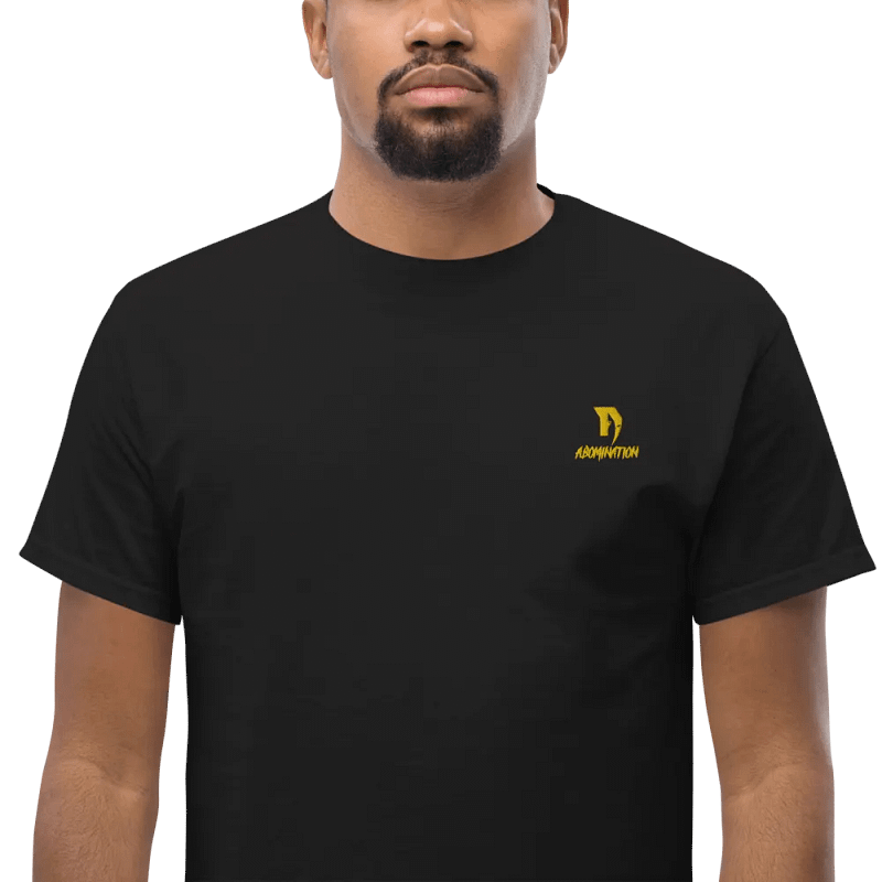 Golden Abomination Letter A Tee
