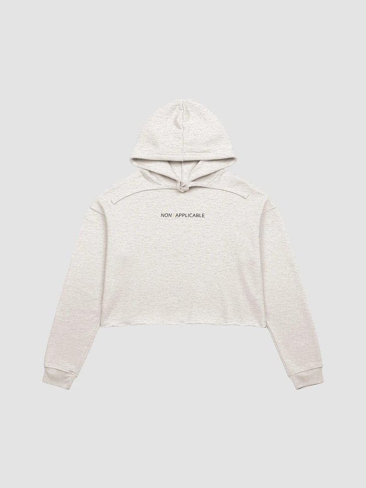 N/A Title Logo Crop Hoodie W - Heather product image (1)