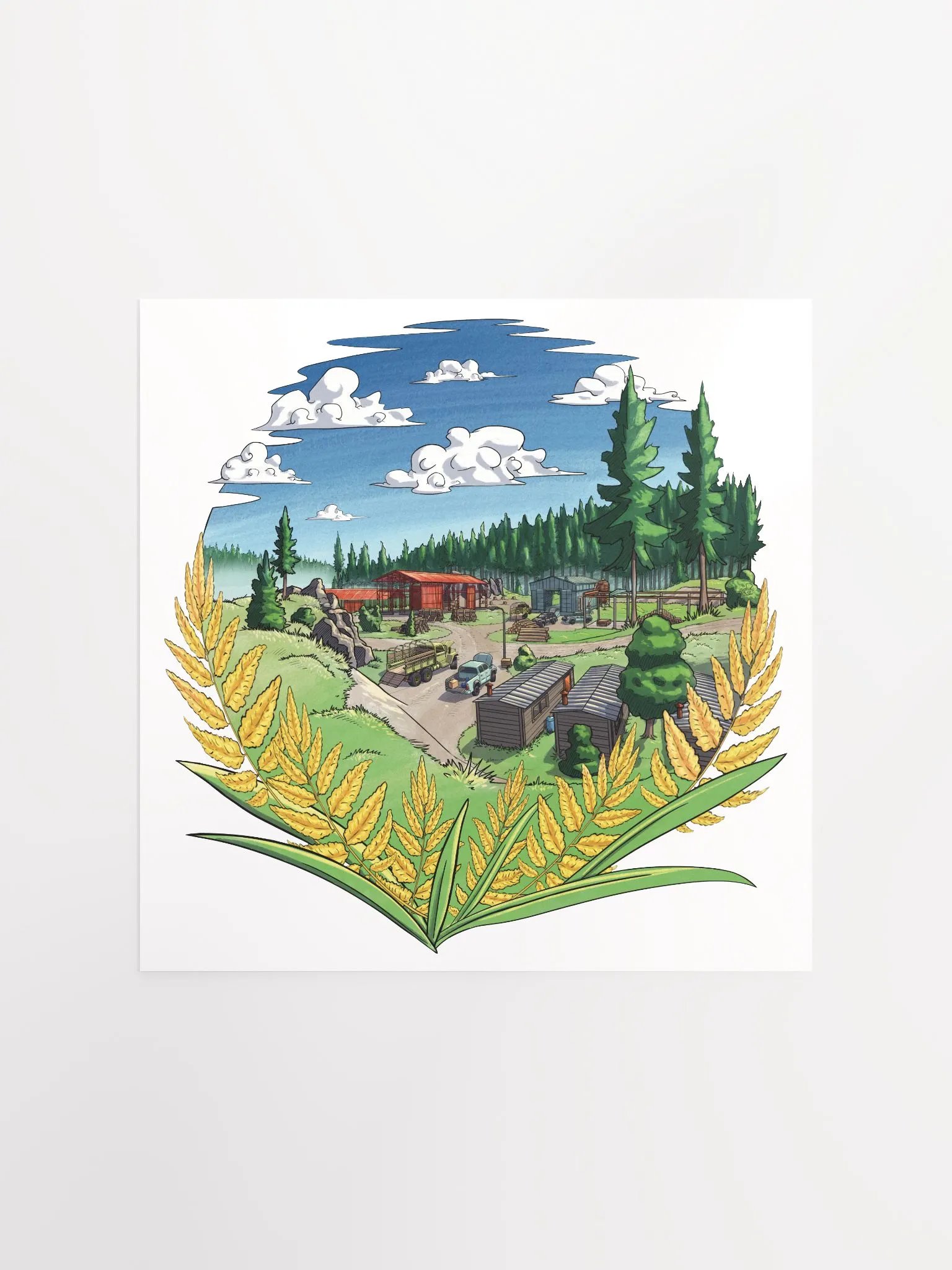 Sawmill Poster Print product image (1)