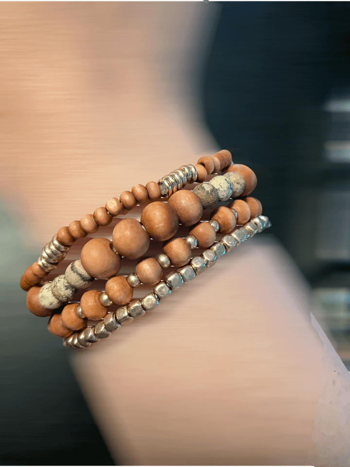 Brown 4 Bracelet Stack product image (2)