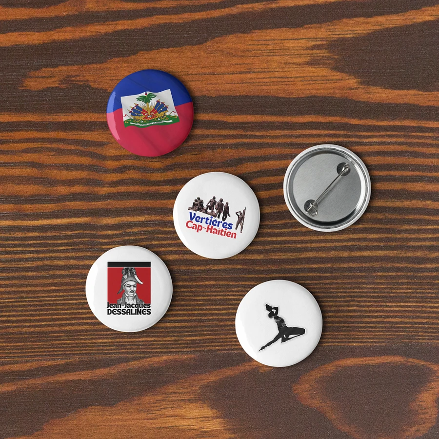 Haiti Emblems Pin Buttons Set product image (18)