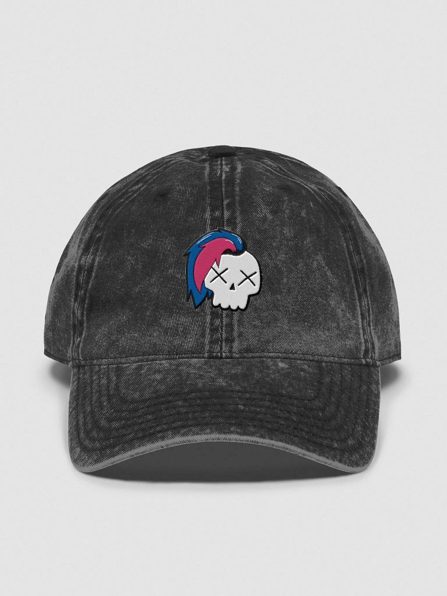 Hybrid Skull Vintage Wash Dad Hat product image (1)