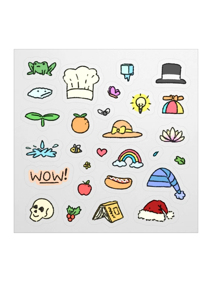 Hat Sticker 2026 Animal Calendar Add-On product image (1)