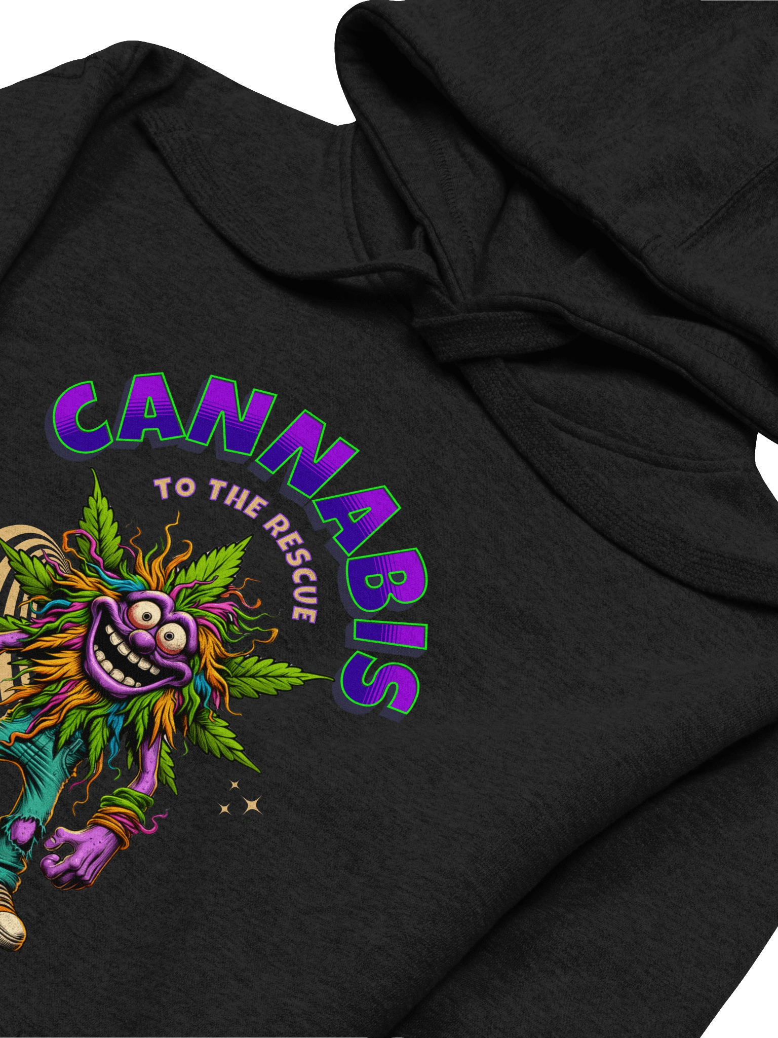Cannabis to the Rescue | Premium Unisex Hoodie | Funny Weed Pullover for Chill Vibes product image (3)
