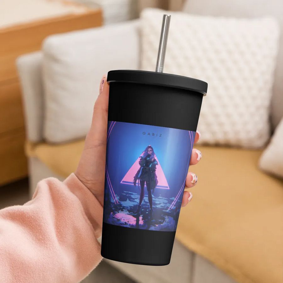 Cyberpunk V.1 Tumbler with a Straw product image (9)