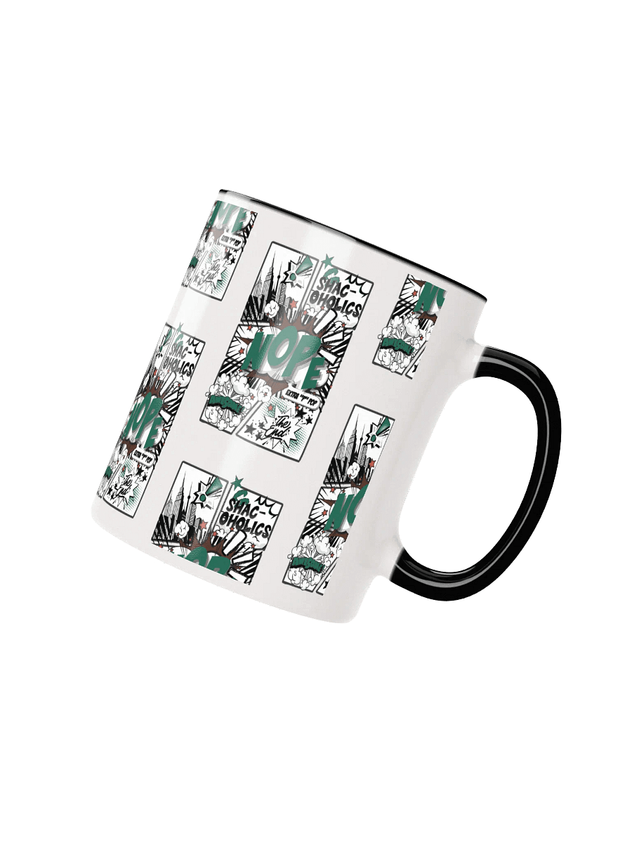Shac-oholics Comic Blast Mug - Dark Green 