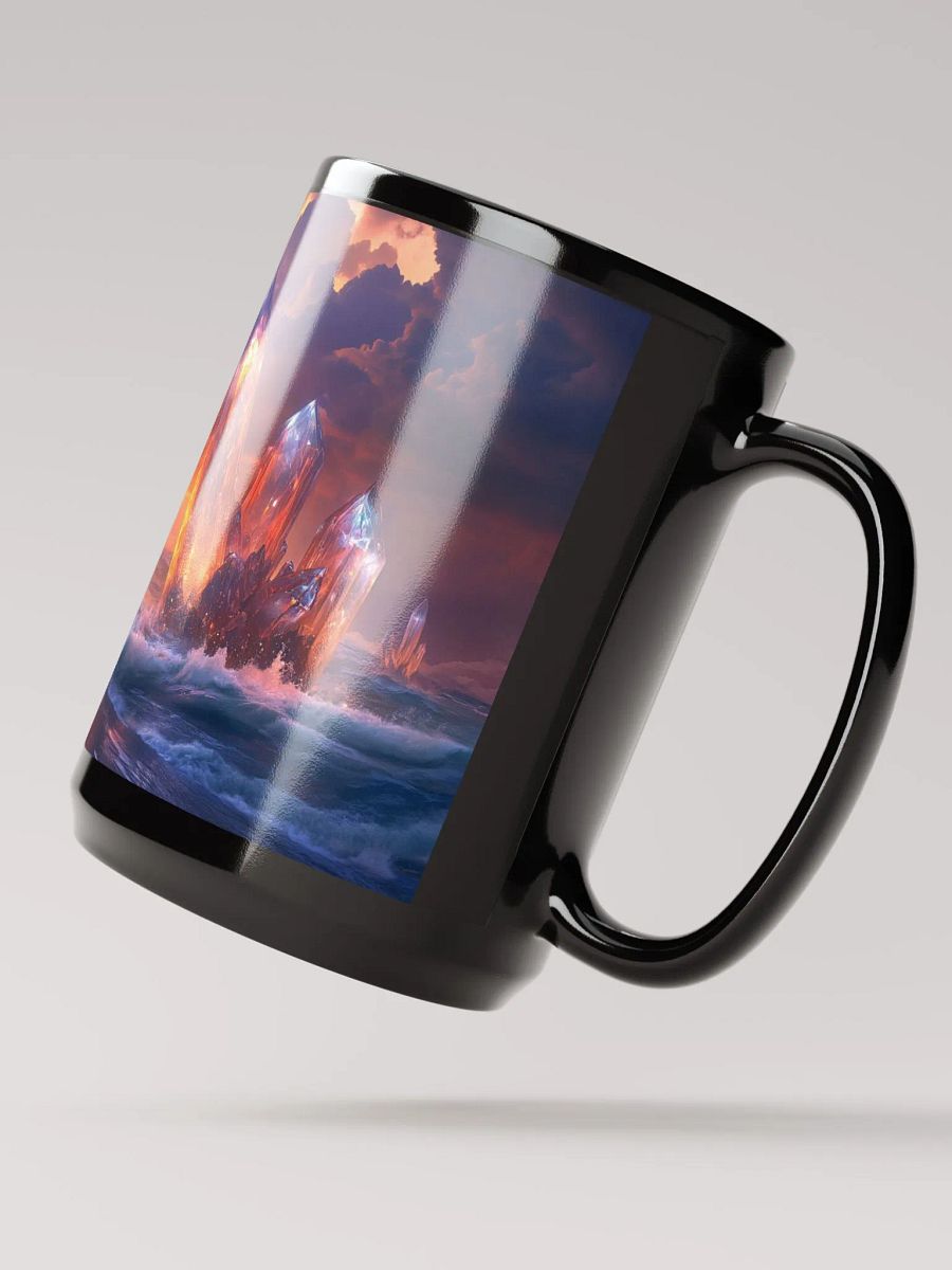 Crystal Dreams Black Glossy Mug product image (3)