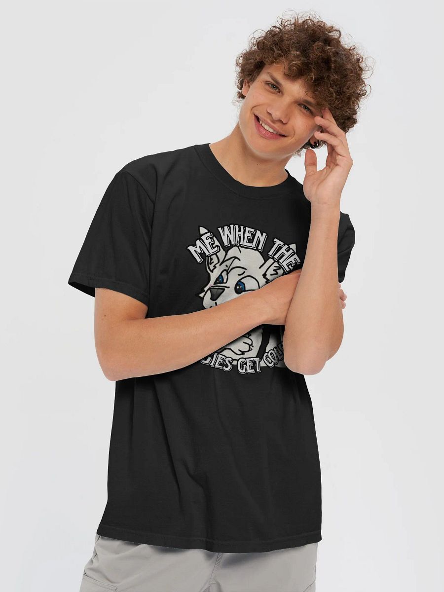 When the nuggies get cold heavyweight T-Shirt product image (5)