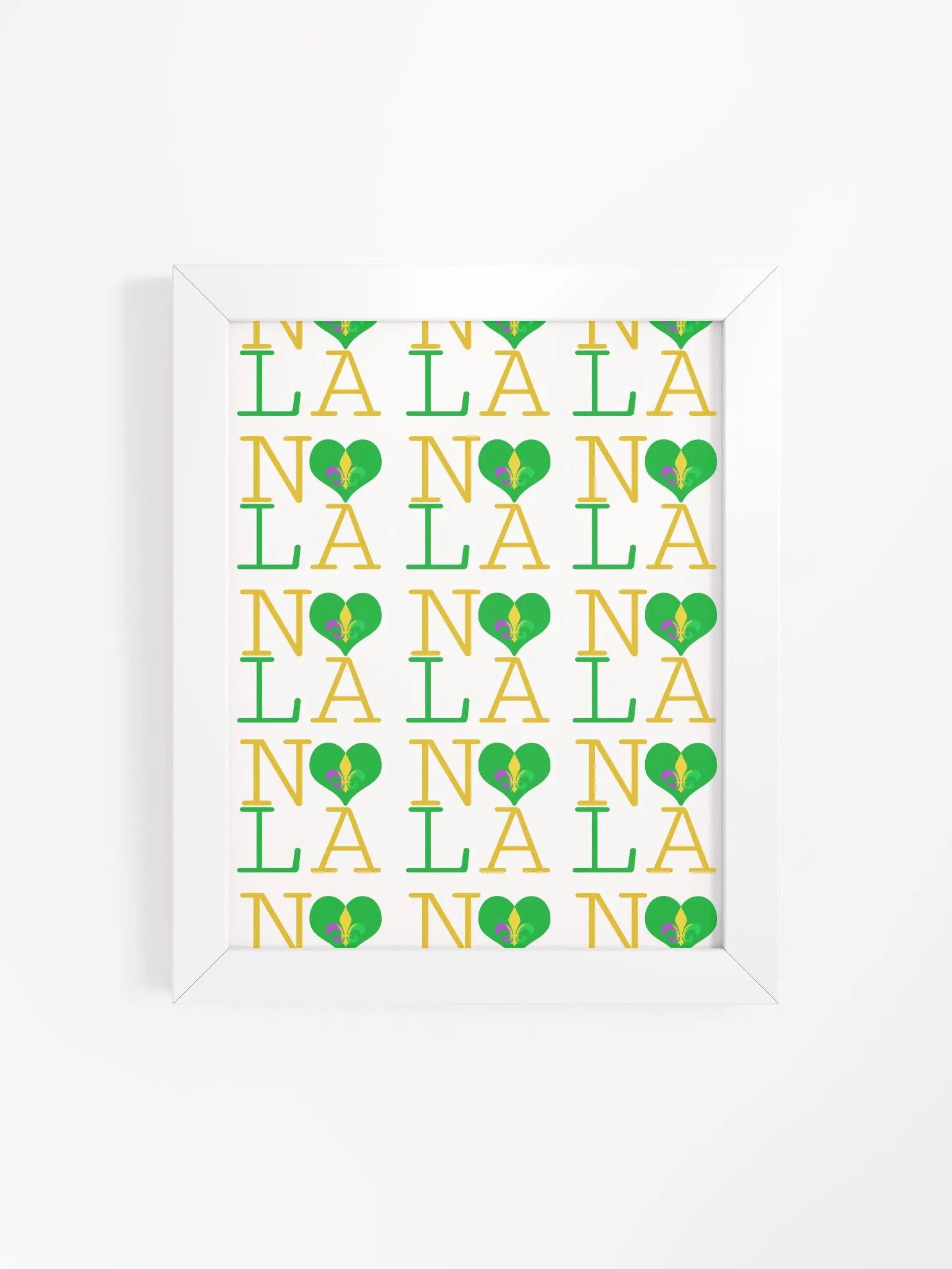 I LOVE NOLA **LEGACY POSTER** (MARDI GRAS 2 INFINITY WALL) product image (133)