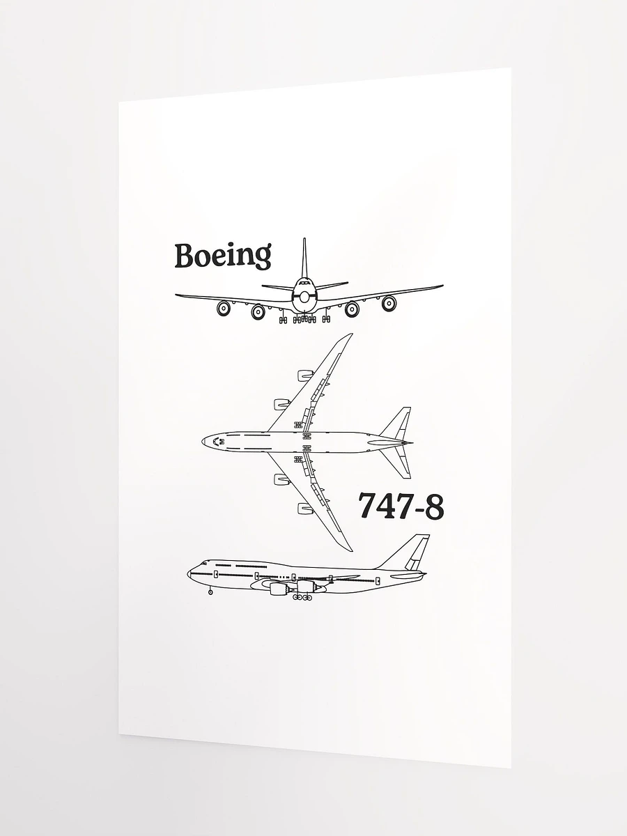 Boeing 747-8 Blueprint Poster product image (2)