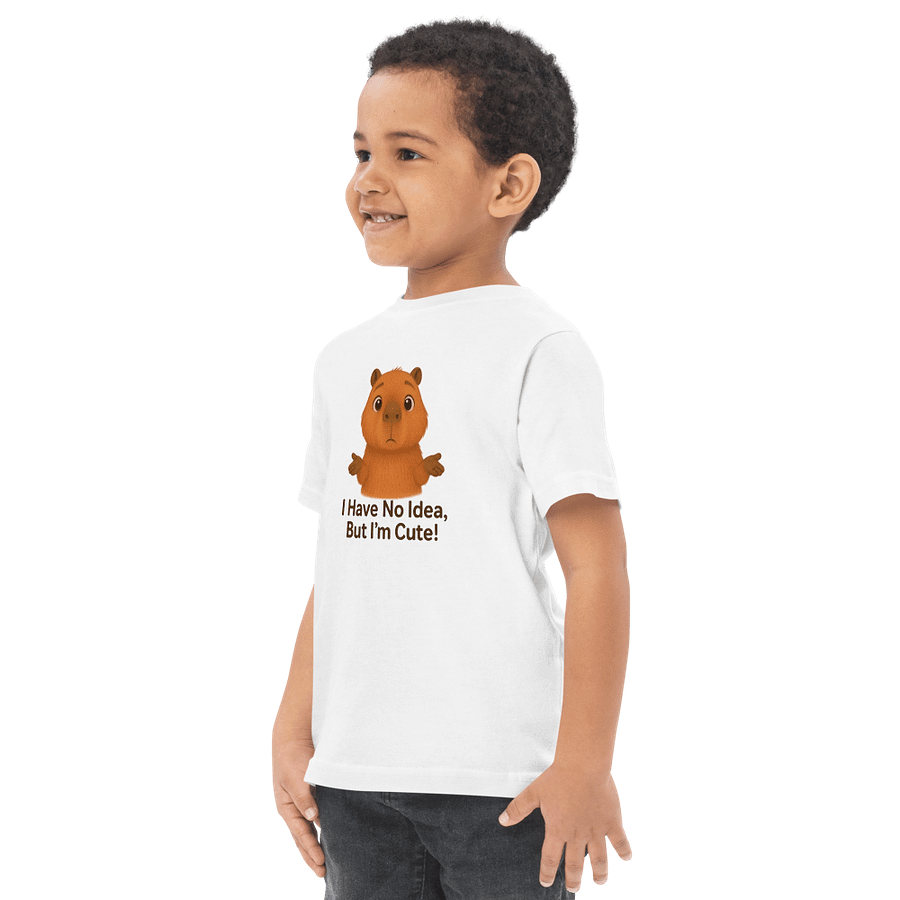 Cute Capybara Toddler Jersey T-Shirt product image (3)