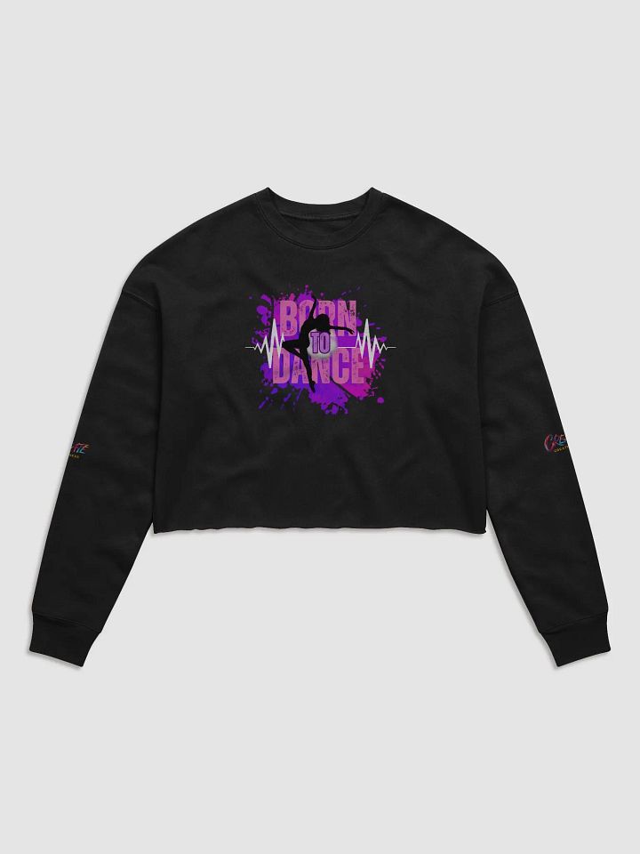 Born to Dance Her Silhouette Crop Sweatshirt product image (3)