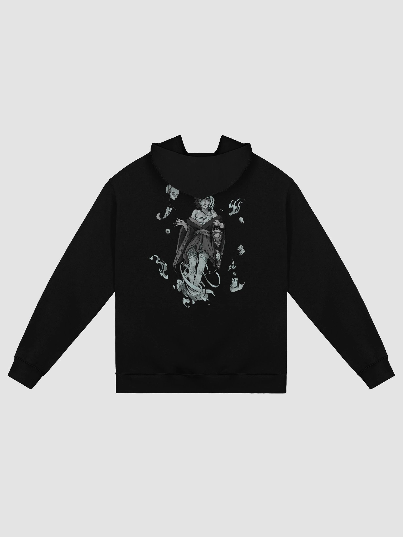 "Moon ray's gaze" Hoodie with logo product image (2)