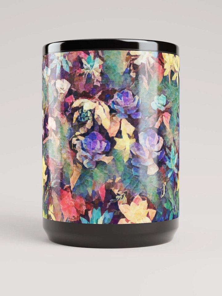 Abstract Graphic | Black Coffee Mug | Bliss Succulent product image (2)