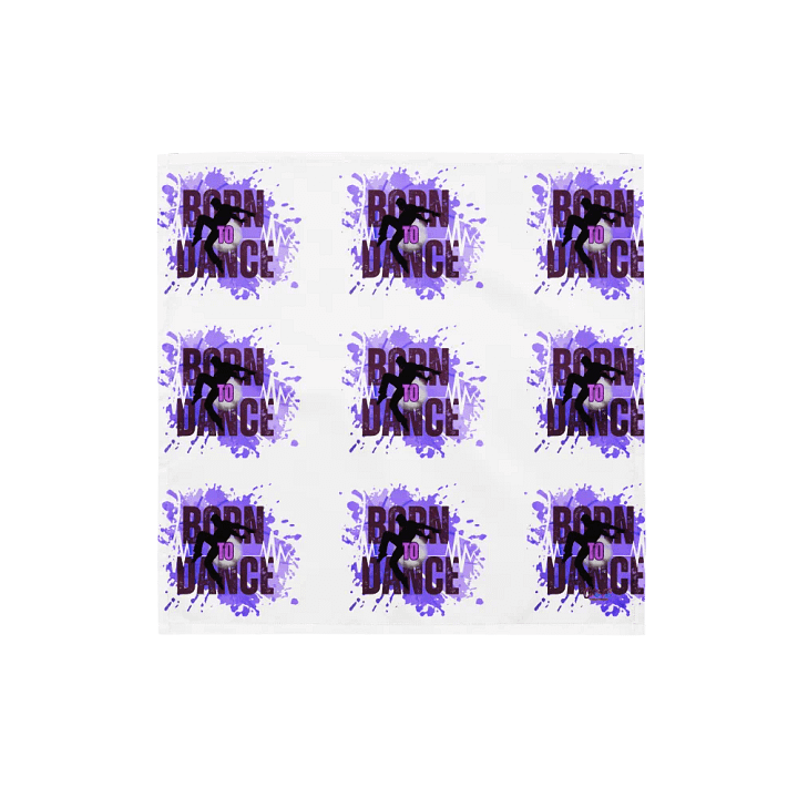 Born to Dance His Silhouette Patterned Print Bandana product image (1)