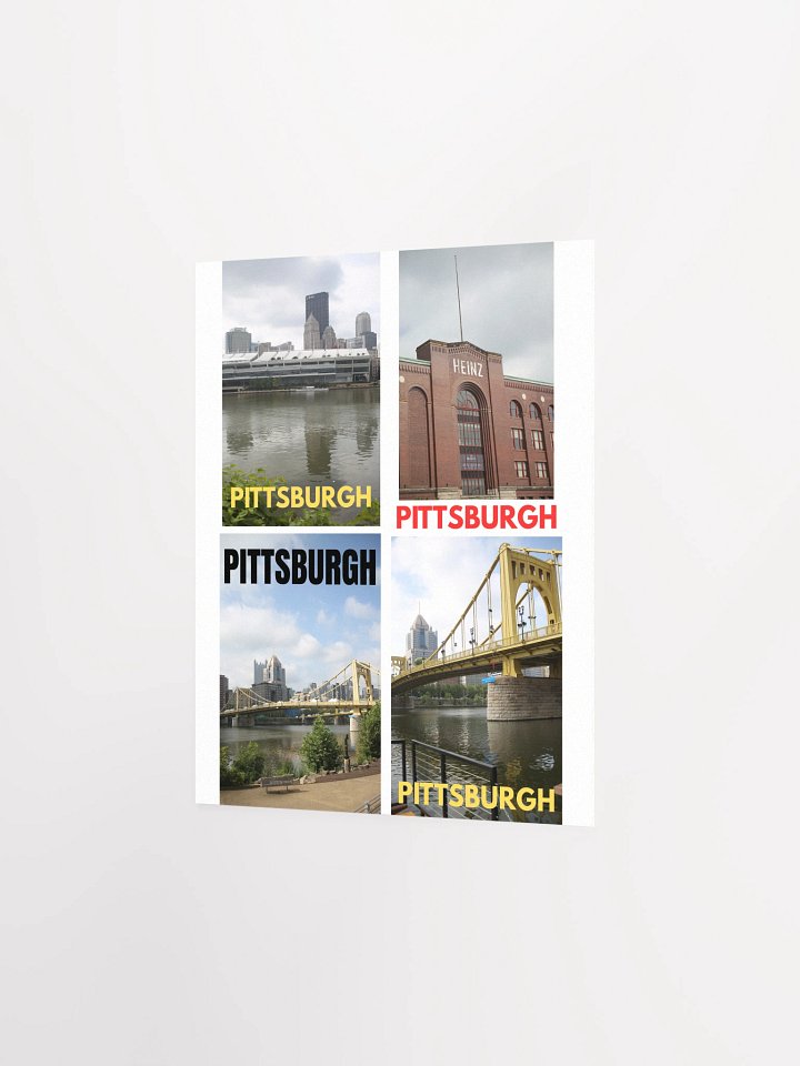 Pittsburgh - City Scenes Collage - poster product image (7)