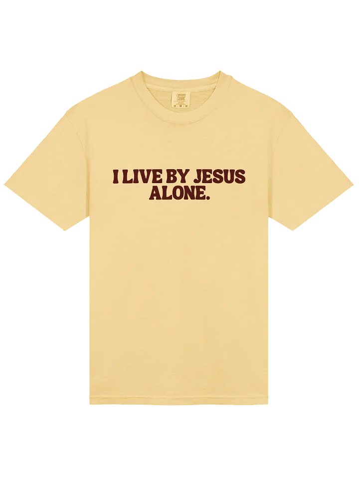 I live by Jesus alone product image (2)