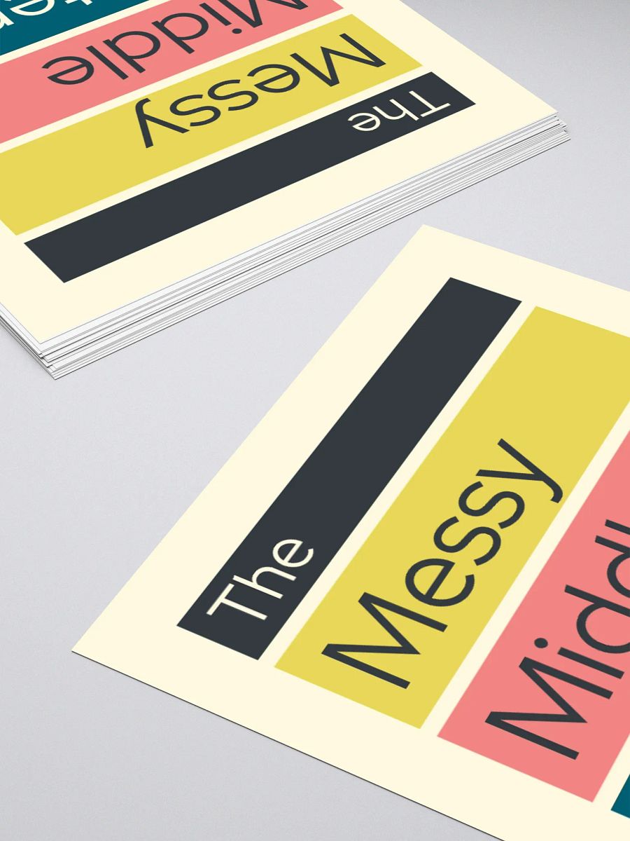 The Messy Middle Matters - Sticker product image (4)