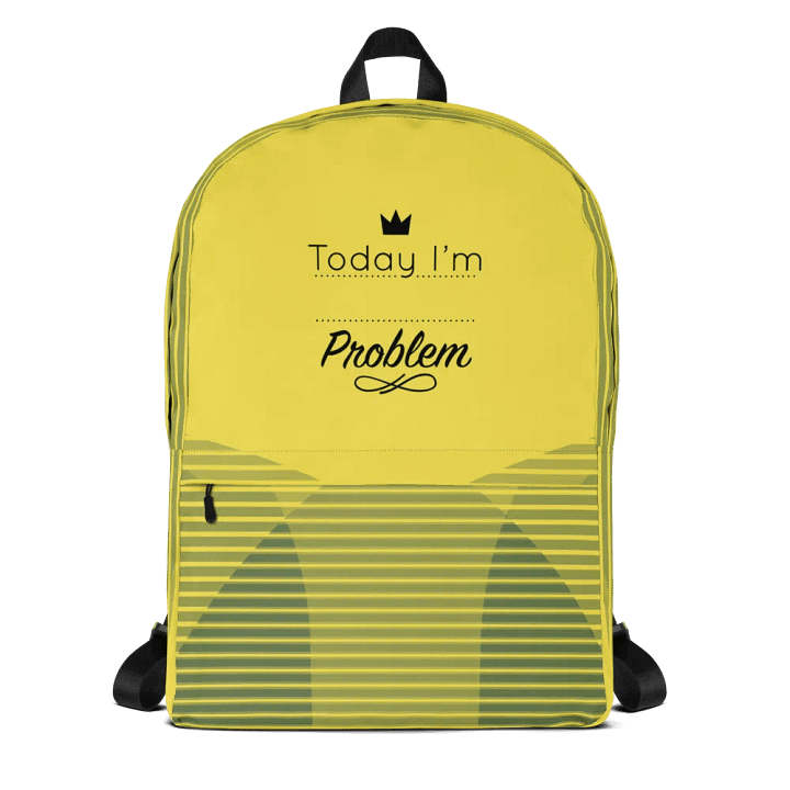 Today I'm Problem Backpack product image (1)