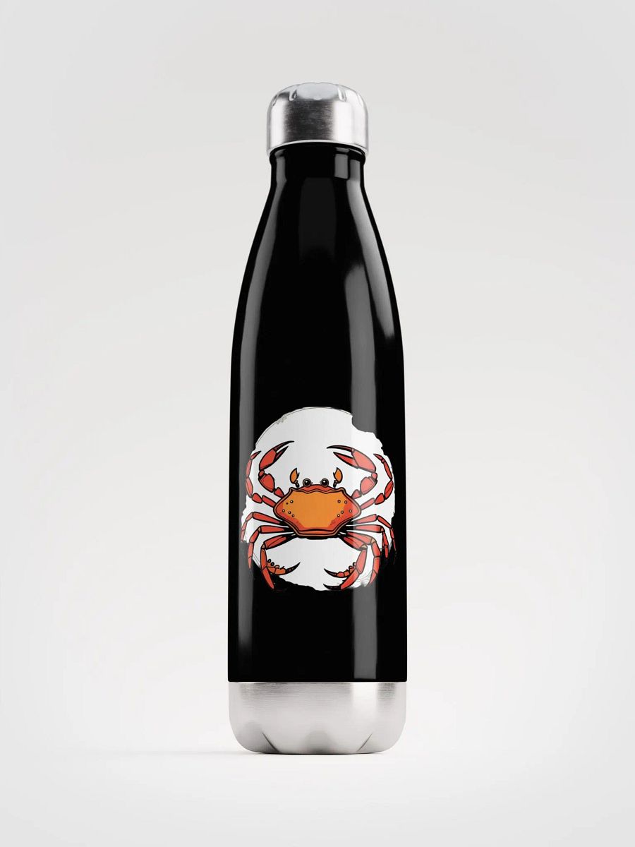 Stylized Crab Stainless Steel Water Bottle product image (2)