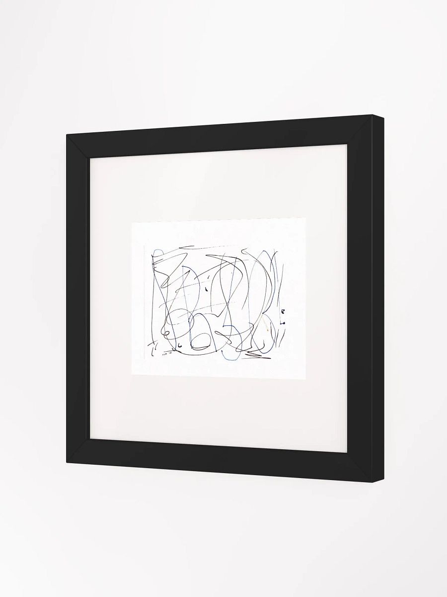 Babble Panel Card Print Framed product image (2)